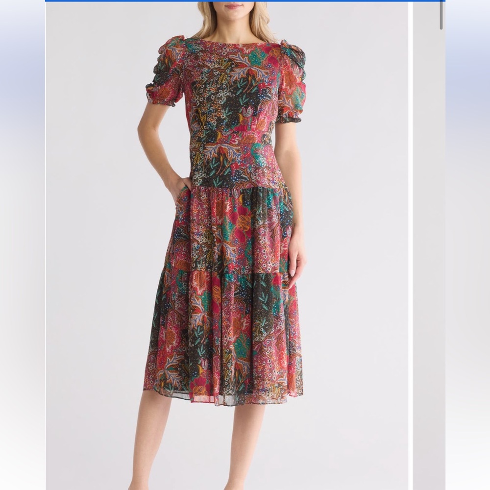 Vince Camuto Chiffon Tiered
Dress